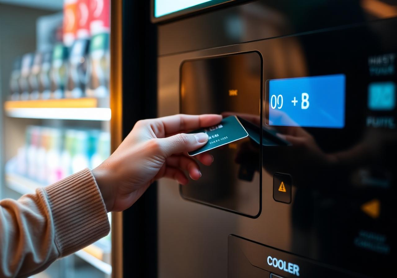 Tap to pay on SmartCooler